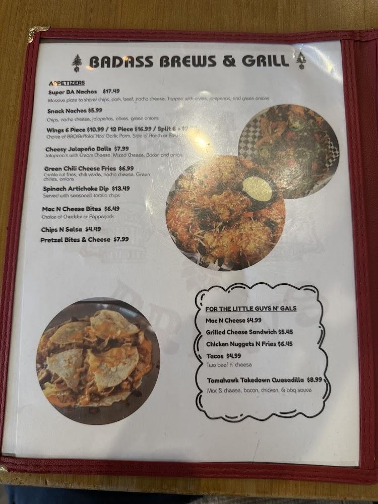 Badass Brews Menu image 3